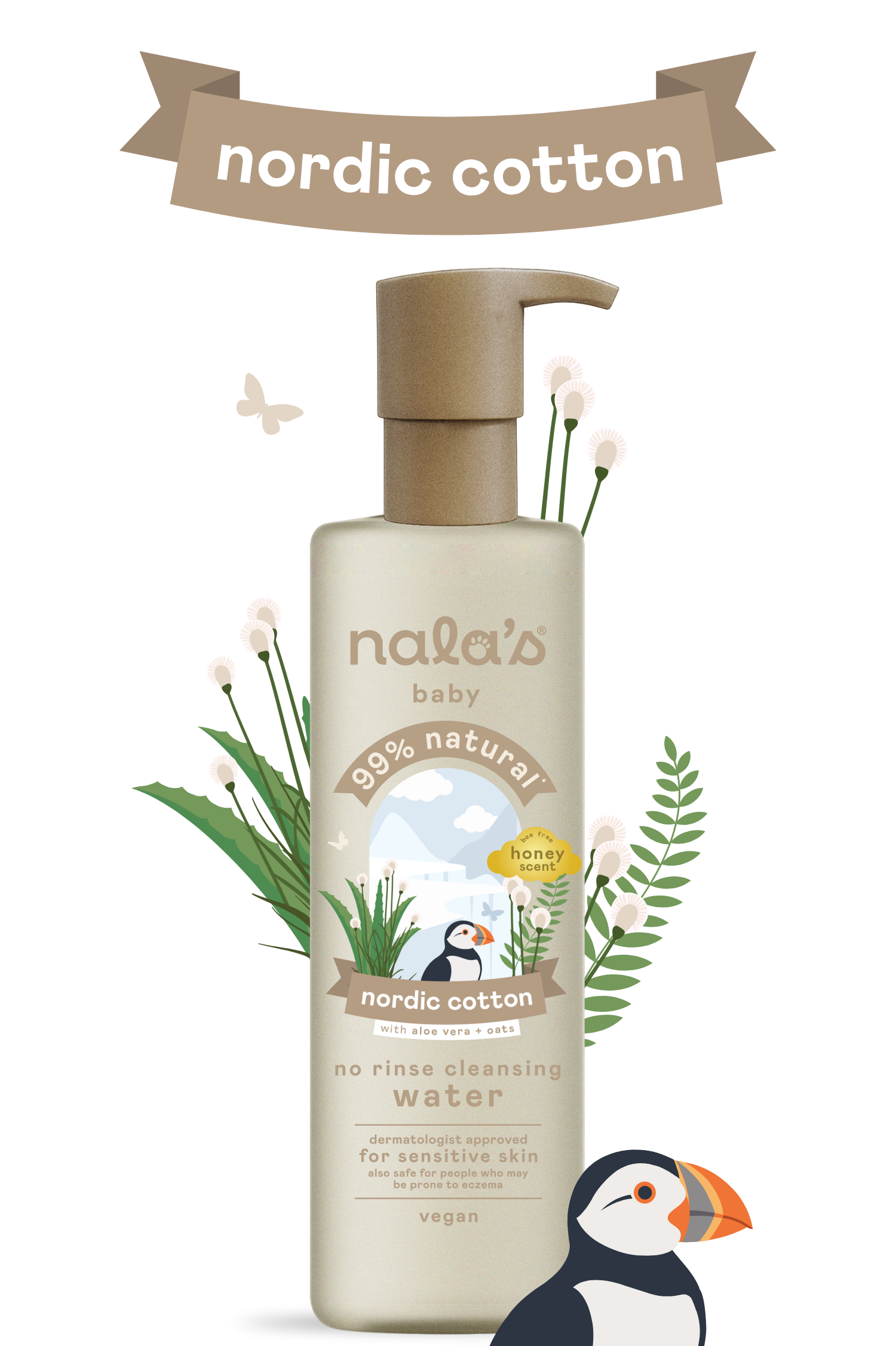 Image of Nordic Cotton No-Rinse Cleansing Water 250ml