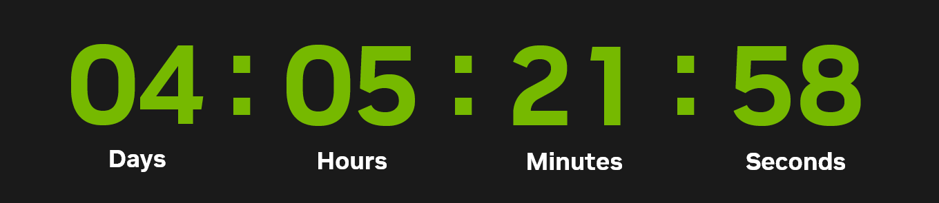 NVIDIA Keynote at SIGGRAPH Countdown Timer