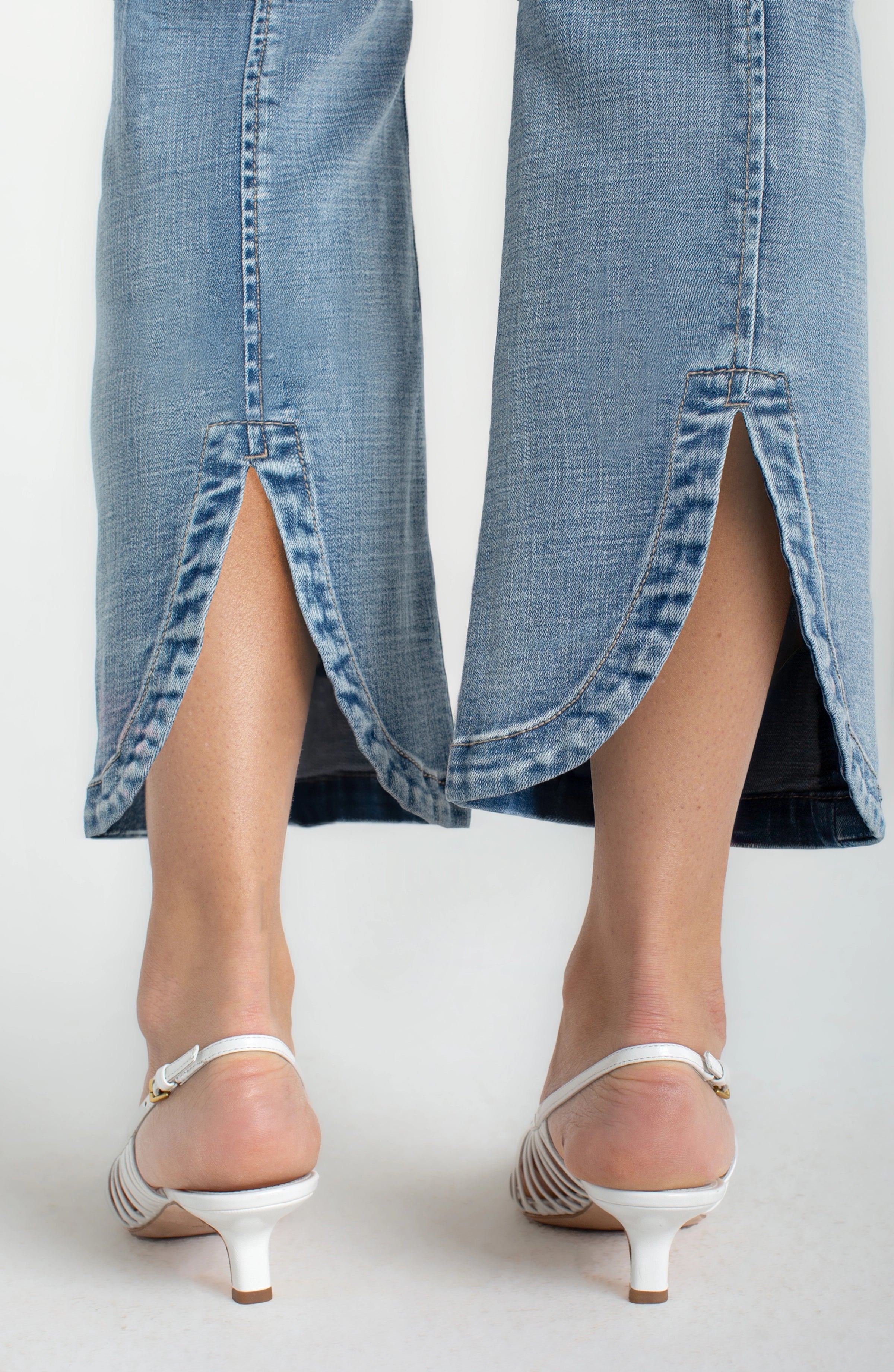 Image of THE GIA GLIDER® CROP FLARE W/ TULIP BACK