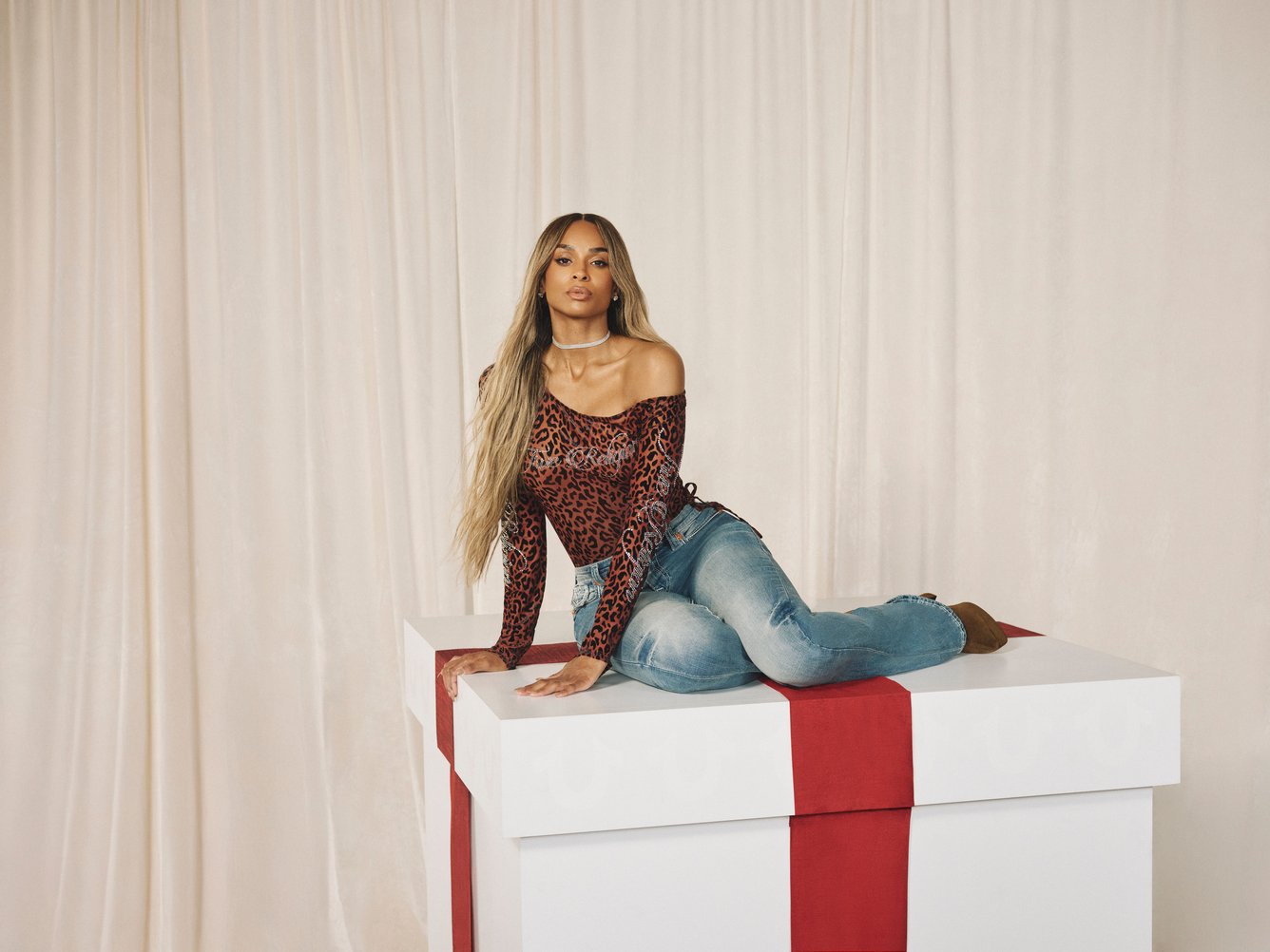 Ciara models for True Religion