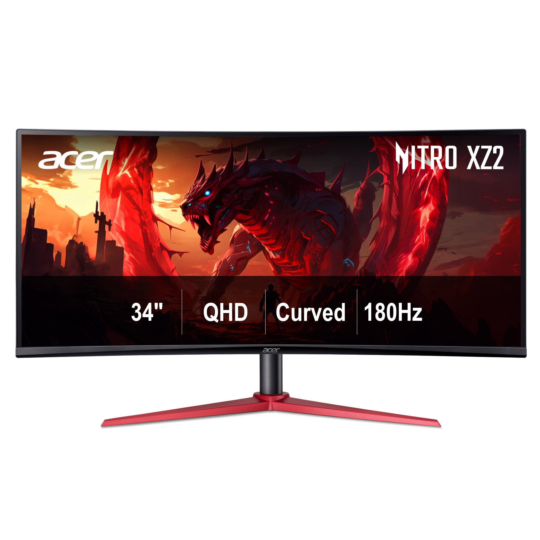 Acer Nitro 34-inch Class QHD Curved Gaming Monitor