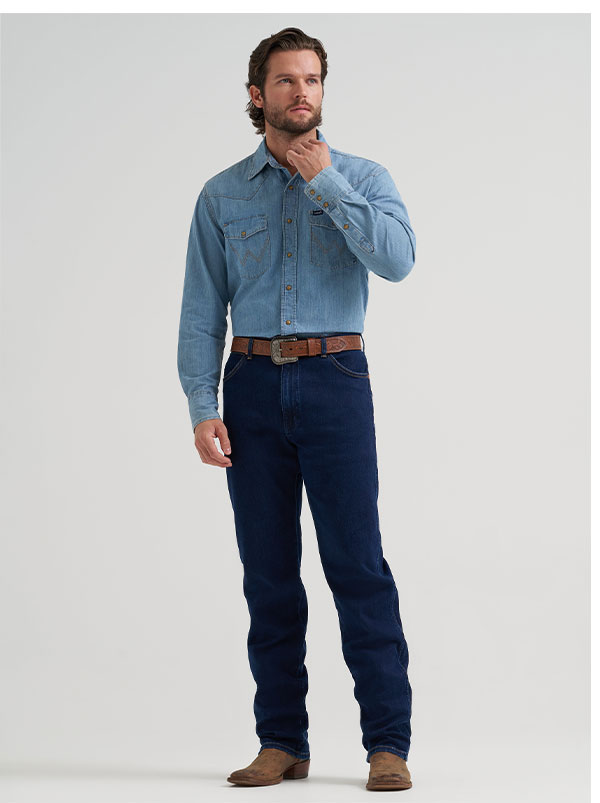 Wrangler® Toughlite™ Cowboy Cut® Original Fit Jean in Rinse