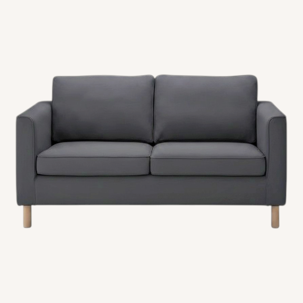 Image of Ikea Parup Light Gray Fabric 2 Seater Sofa