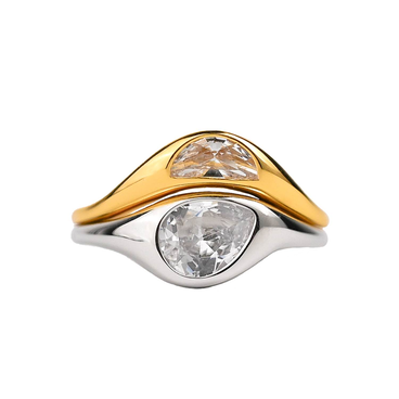 Two Tone Ring Set