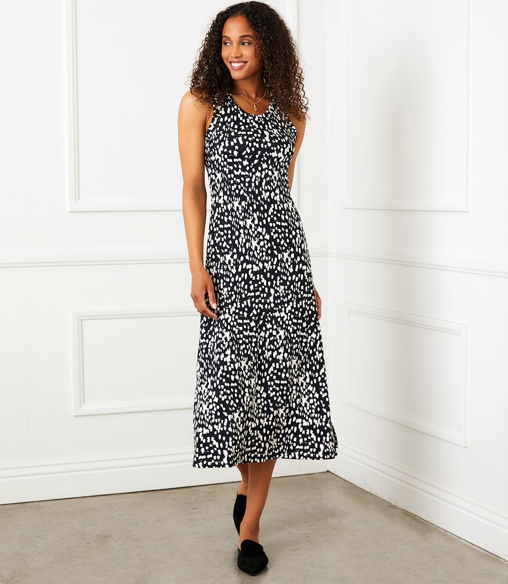 Image of Sleeveless Midi Dress