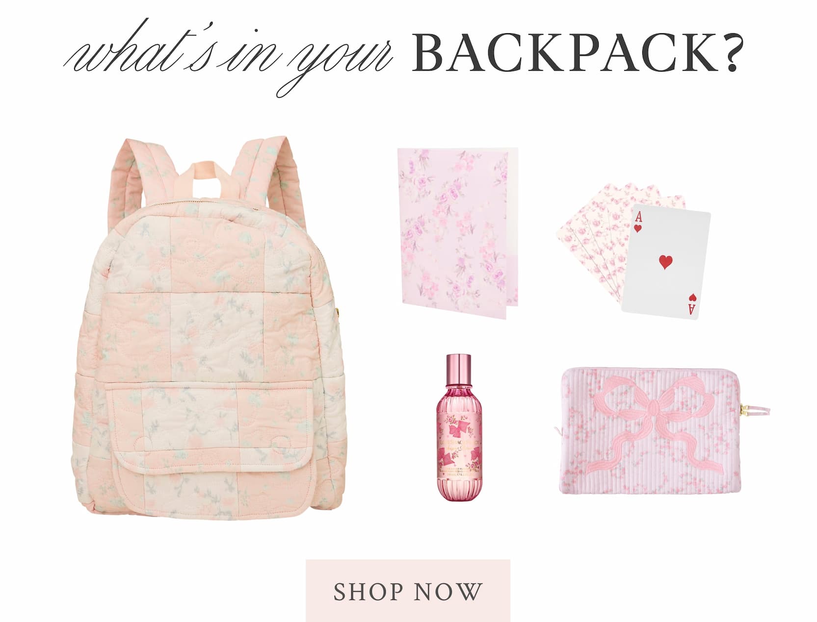 What's in your backpack>
