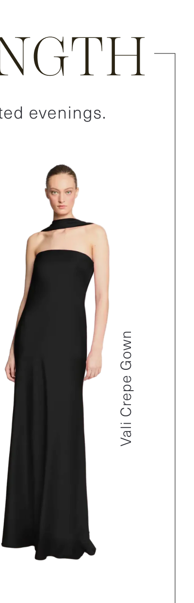 Shop the Vali Crepe Gown 