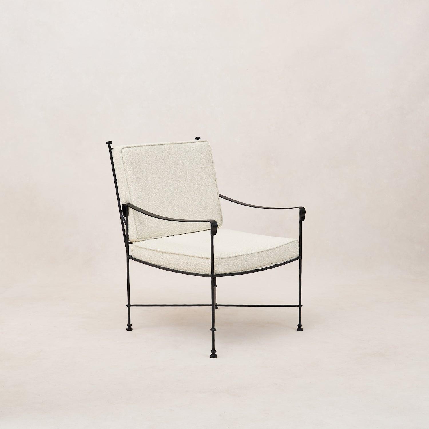Image of Provence Outdoor Lounge Dining Chair - Boucle