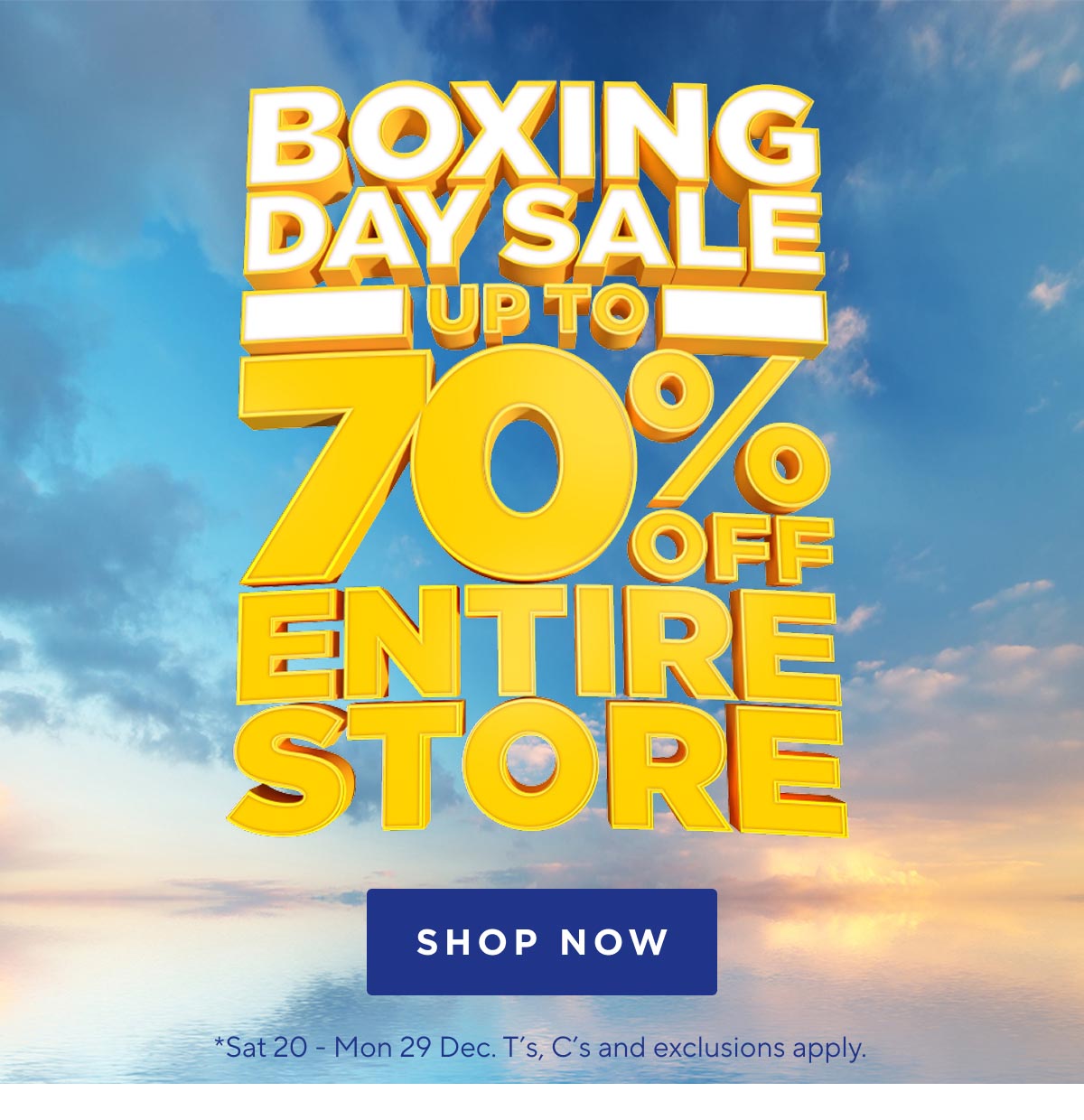Bxing day sale