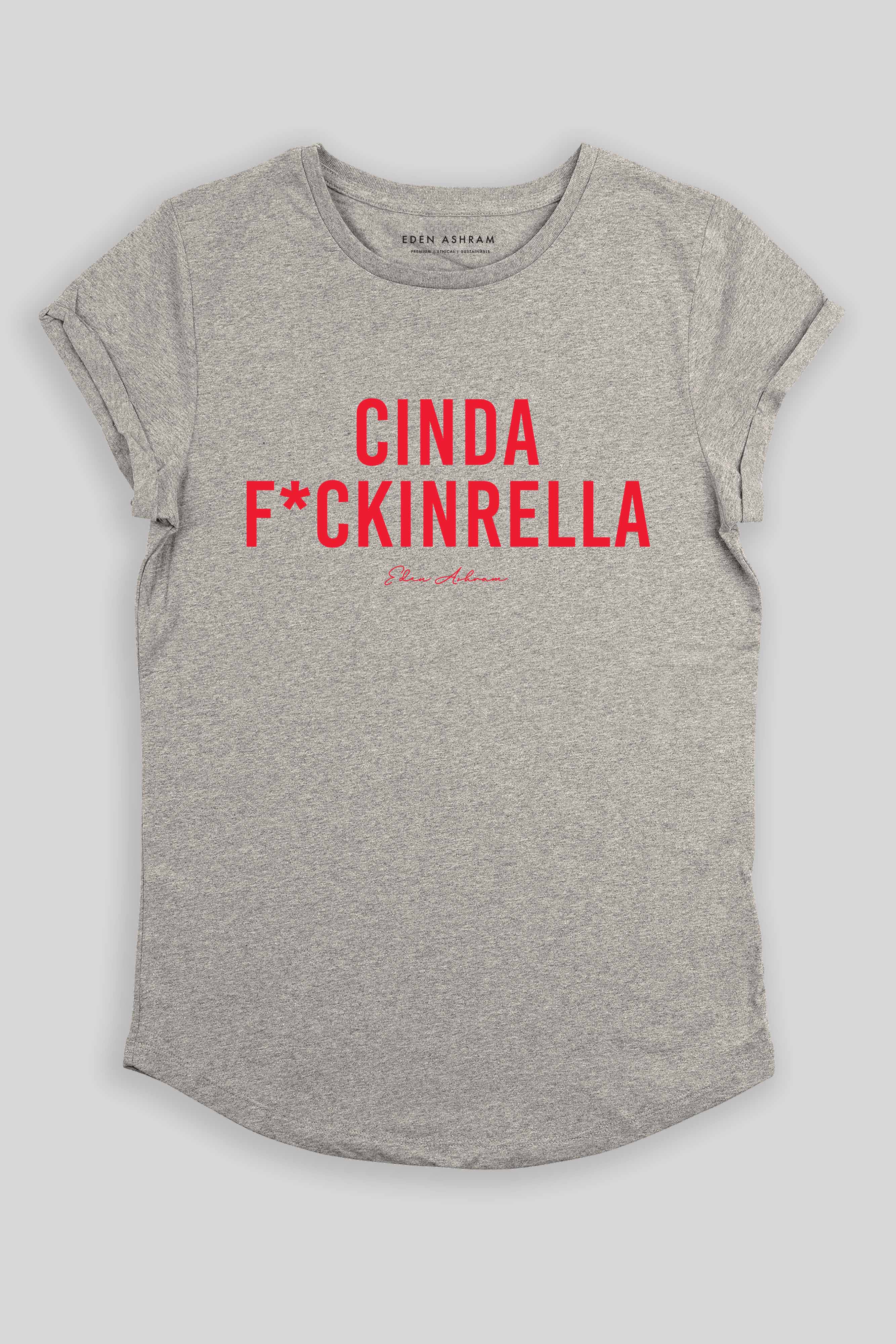 Image of Cindaf*ckinrella Premium Rolled Sleeve T-Shirt
