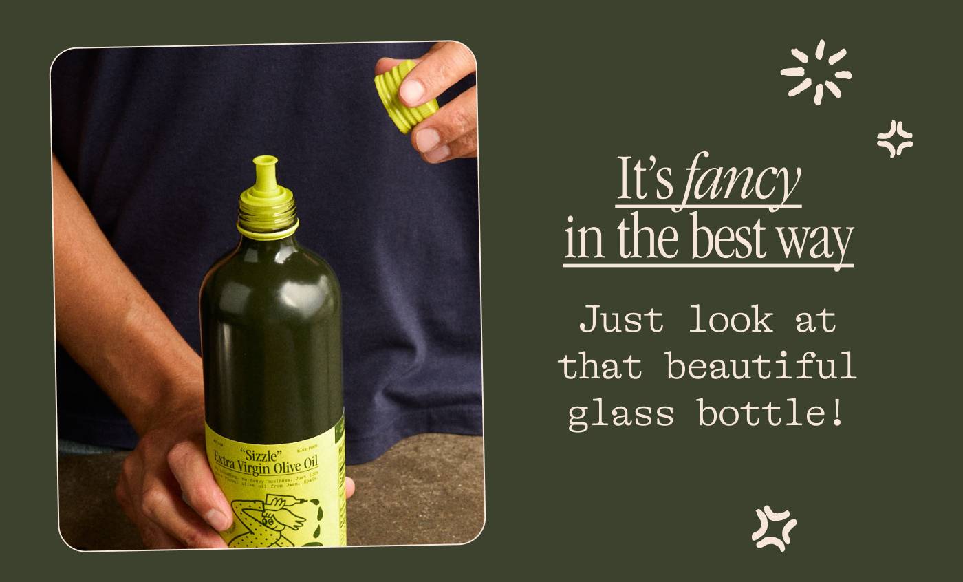 It’s fancy in the best way Just look at that beautiful glass! 