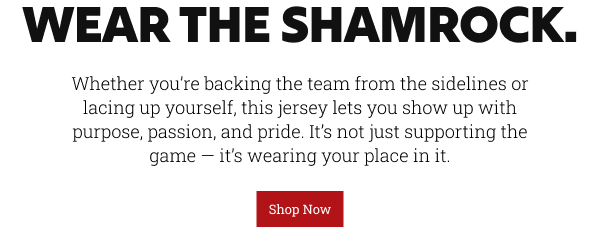 Whether you’re backing the team from the sidelines or lacing up yourself, this jersey lets you show up with purpose, passion, and pride. It’s not just supporting the game — it’s wearing your place in it.