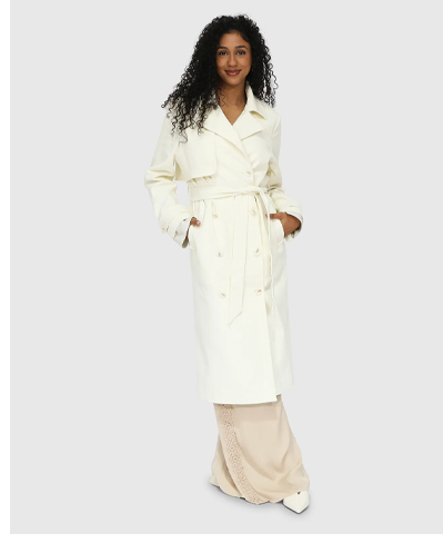 Empirical Trench Coat - Cream