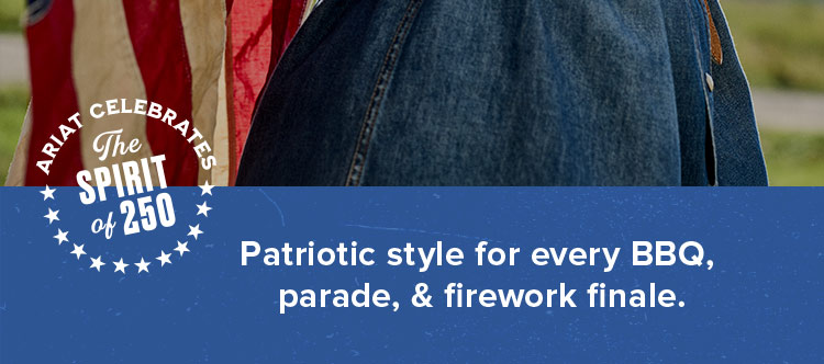 Patriotic style for every BBQ,  parade, &amp; firework finale. 