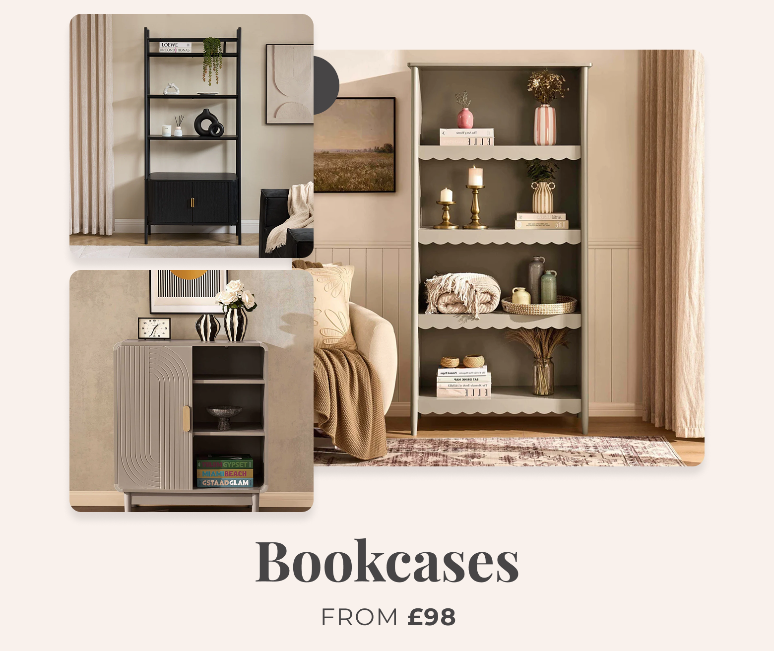Bookcases from £98