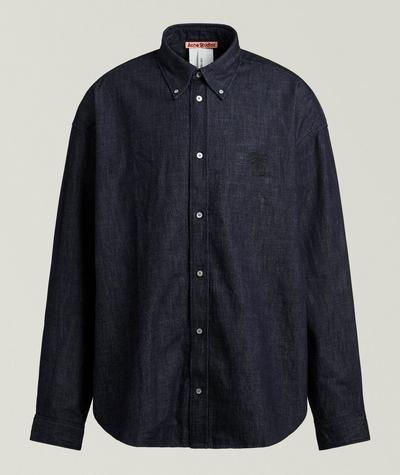 Acne Studios - Oversized Garment-Dyed Denim Shirt