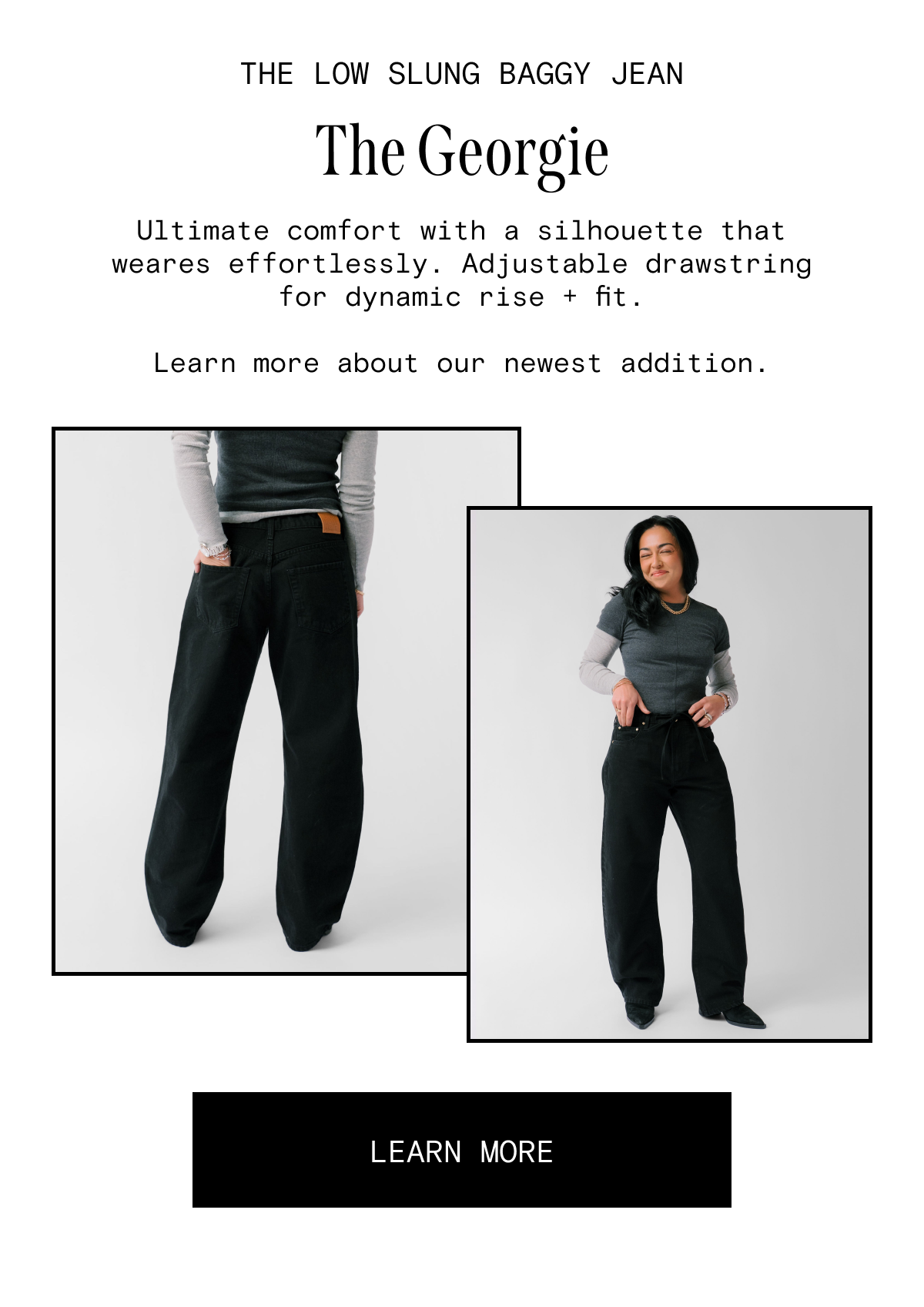 More info on our new silhouette: The Georgie