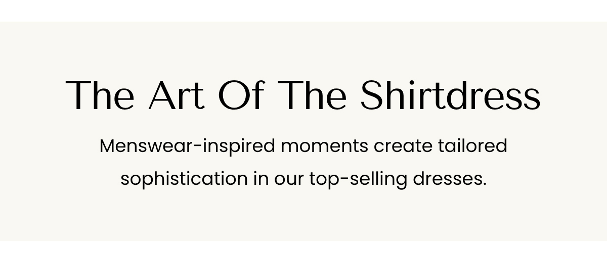 The Art Of The Shirtdress