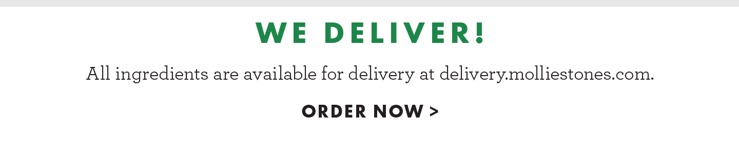 We deliver! order now!