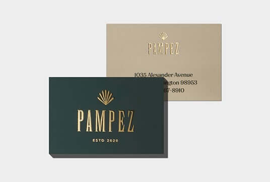 Gold Foil Business Cards