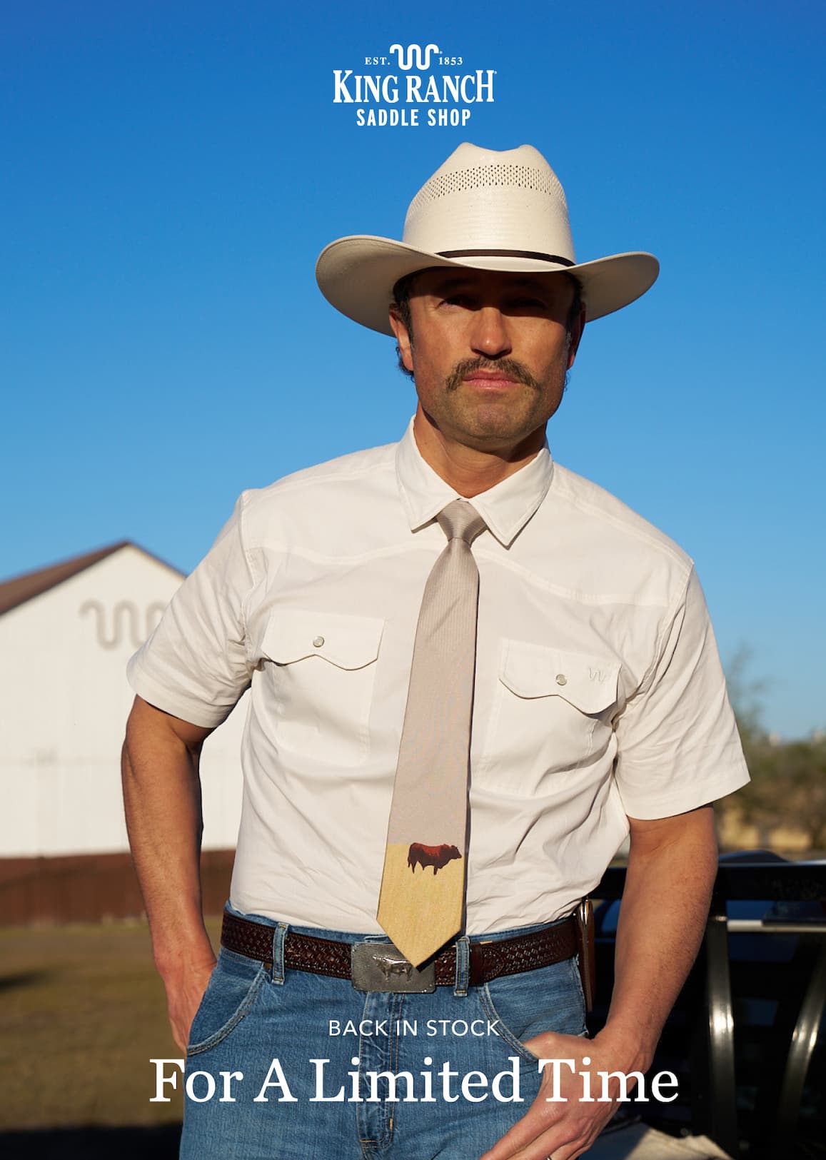 Santa Gertrudis Heritage Tie