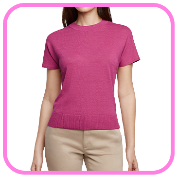 Banana Republic Women's Linen Blend Short Sleeve Top