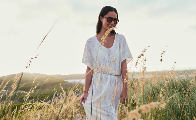 Women's Waverly Cotton Blend Dress