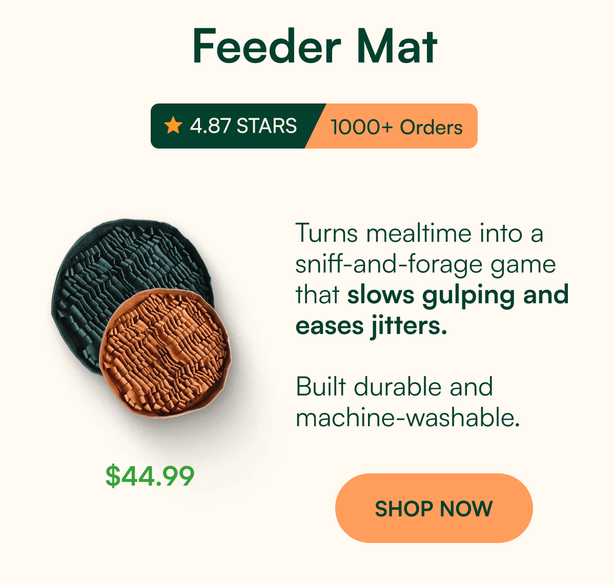 Stimulating Feeder Mat