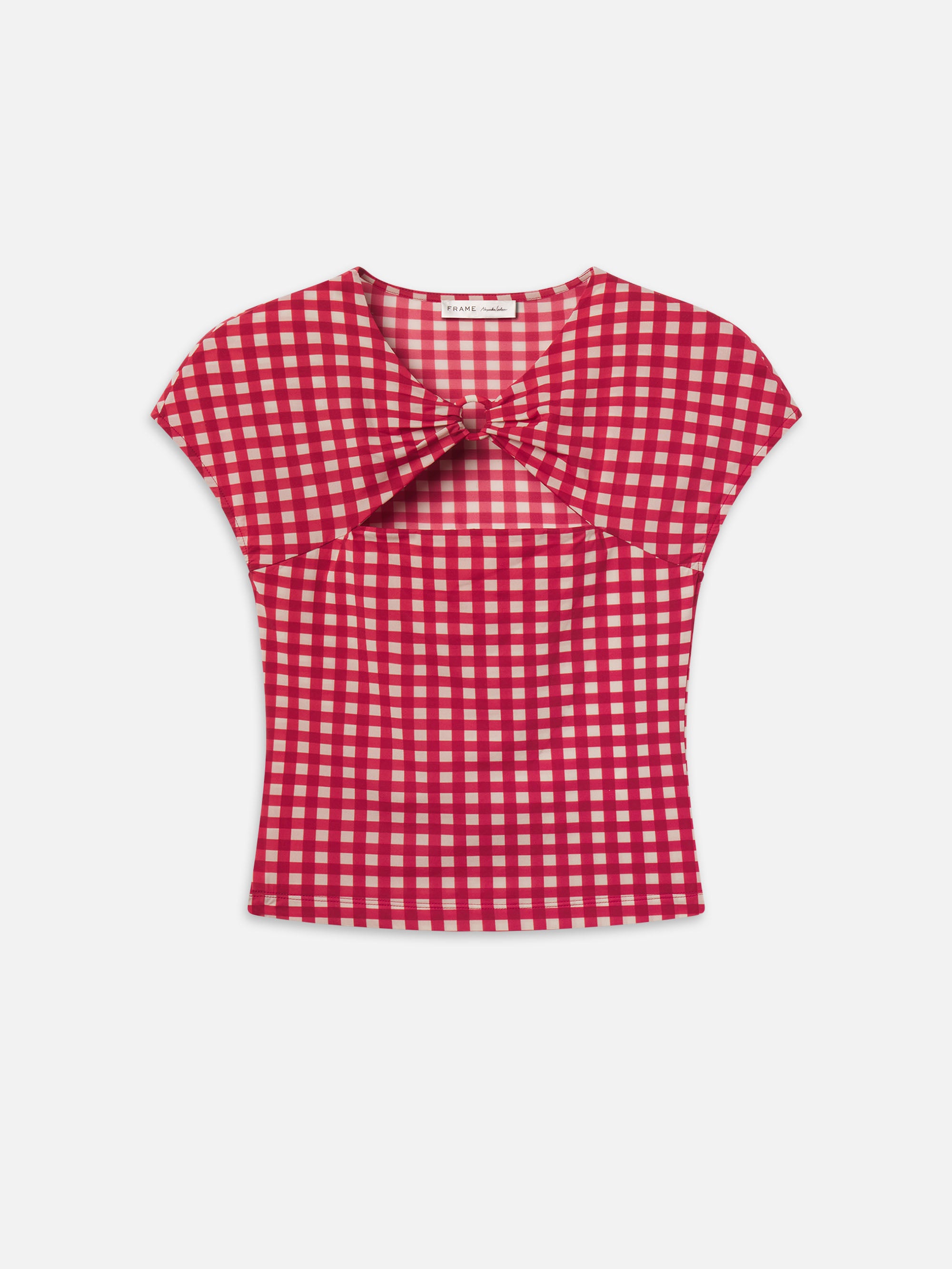THE CASINO TOP IN RED CHECK