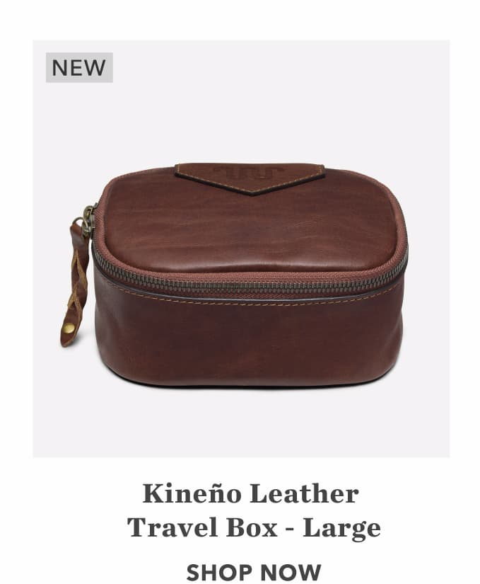  Kineño Leather Travel Box, Large