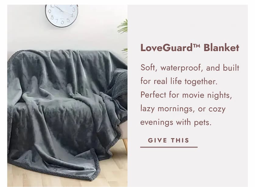 LoveGuard™   -   Waterproof   Couples   Blanket