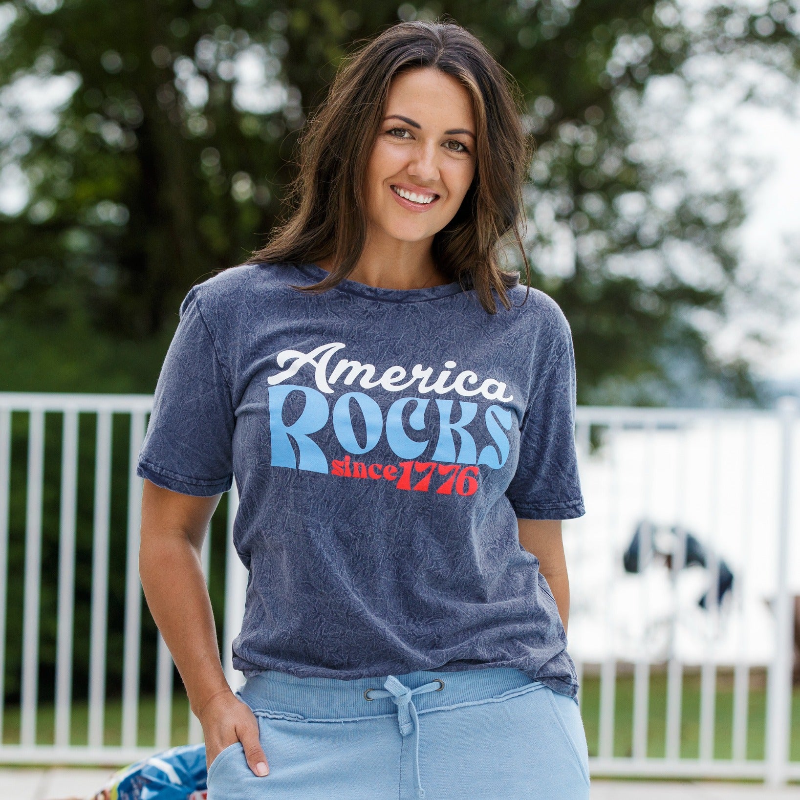 Image of America Rocks Mineral Wash Tee