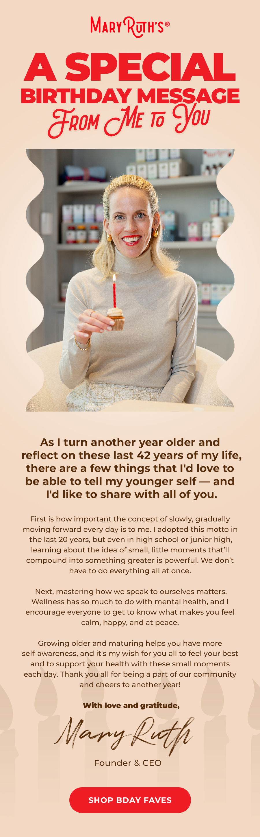 A Special Birthday Message From Me to You