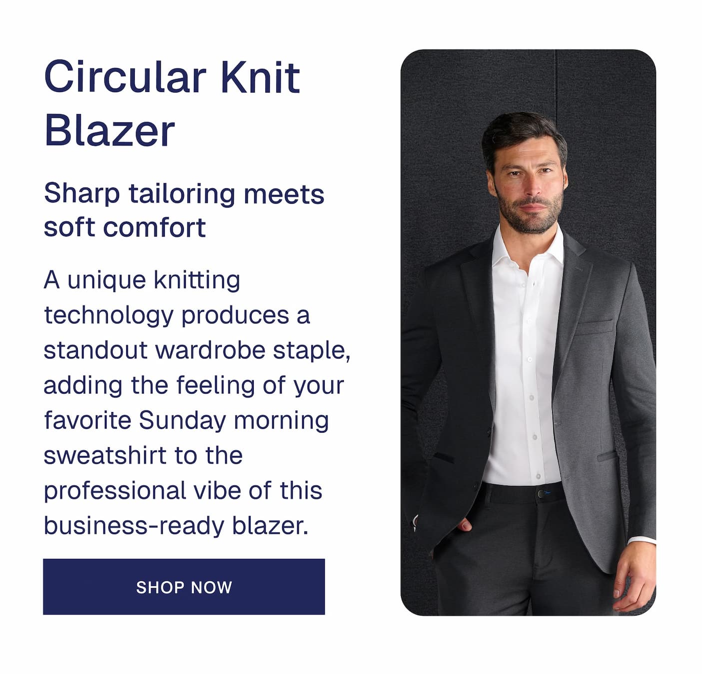 Circular Knit Blazer