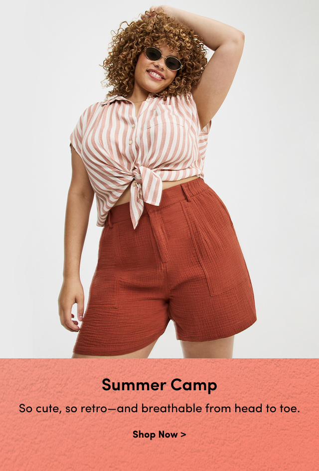 Summer Camp | So cute, so retro - and breathable from head to toe. | Shop Now >