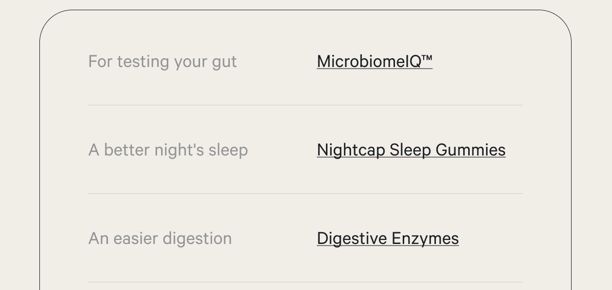 testing your gut with microbiomeIQ or a better night's sleep