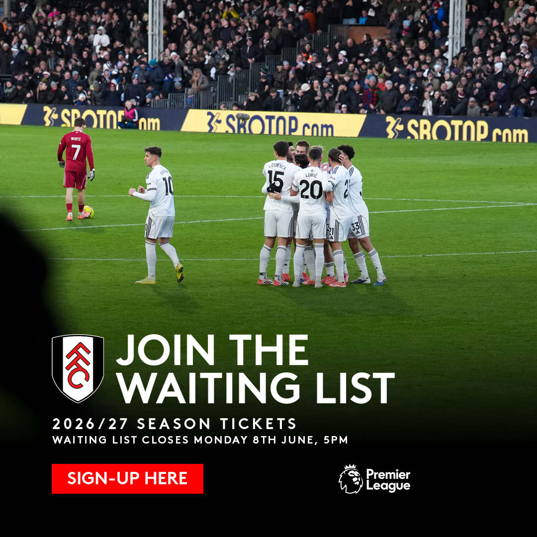 2026/27 Season Ticket Waiting List