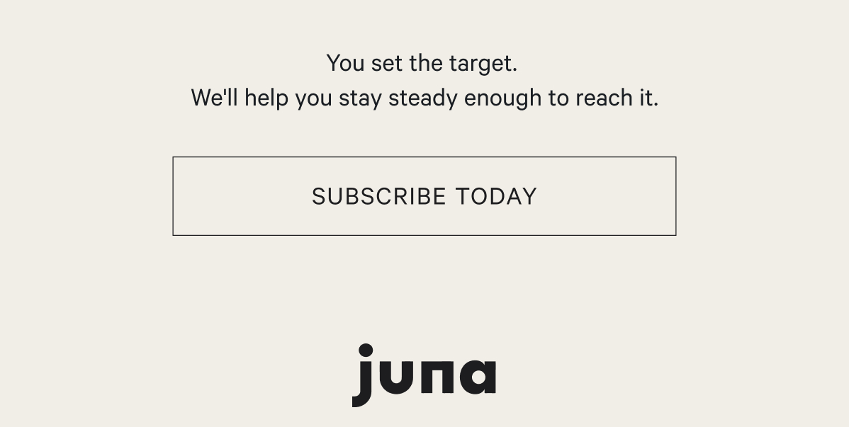 subscribe and get back on track with your wellness goals