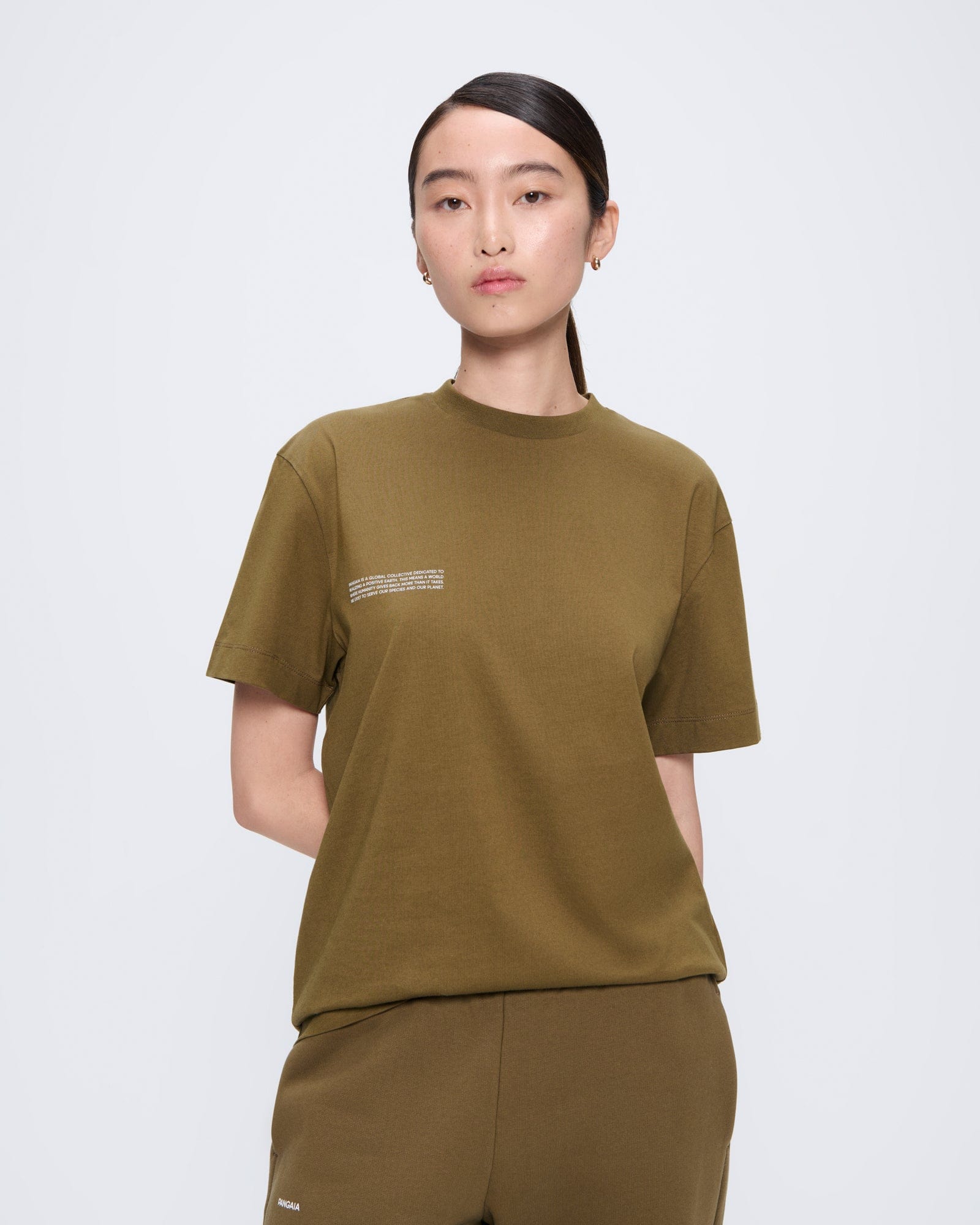 Image of Womens 365 Midweight T-shirt—Soil Brown