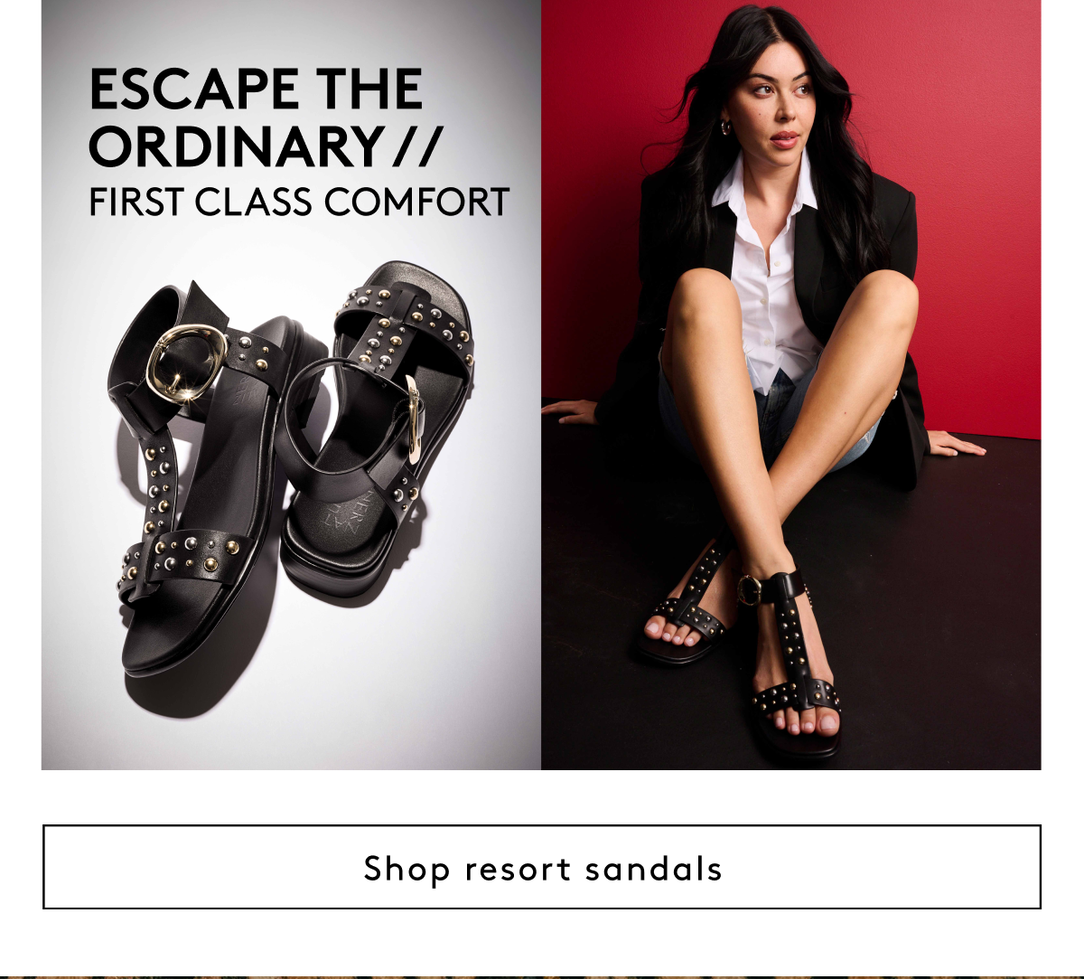 Escape The Ordinary // First Class Comfort | Shop Resort Sandals