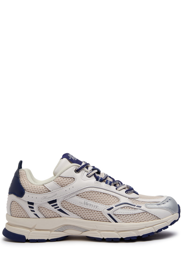 MERCER The Re-Run Baseball panelled mesh sneakers