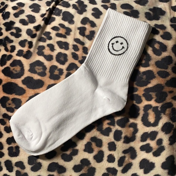 White Crew Socks