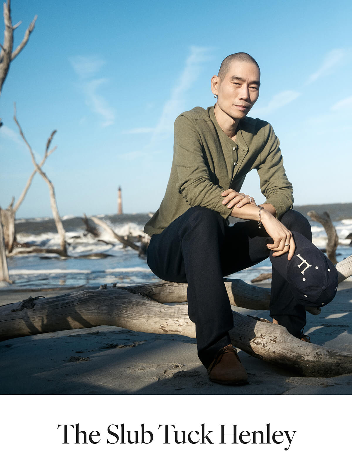 Slub Tuck Henley