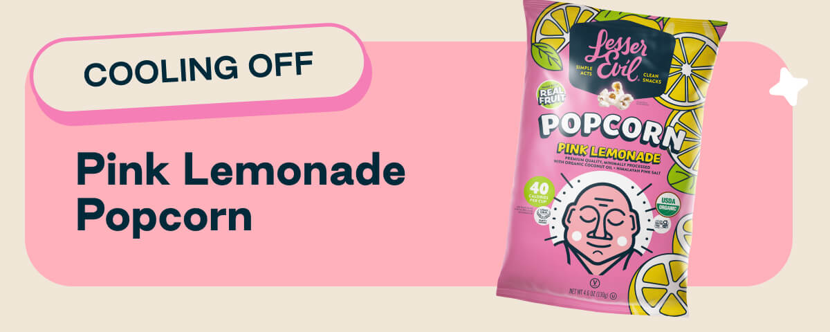 Pink Lemonade Popcorn for Cooling Off