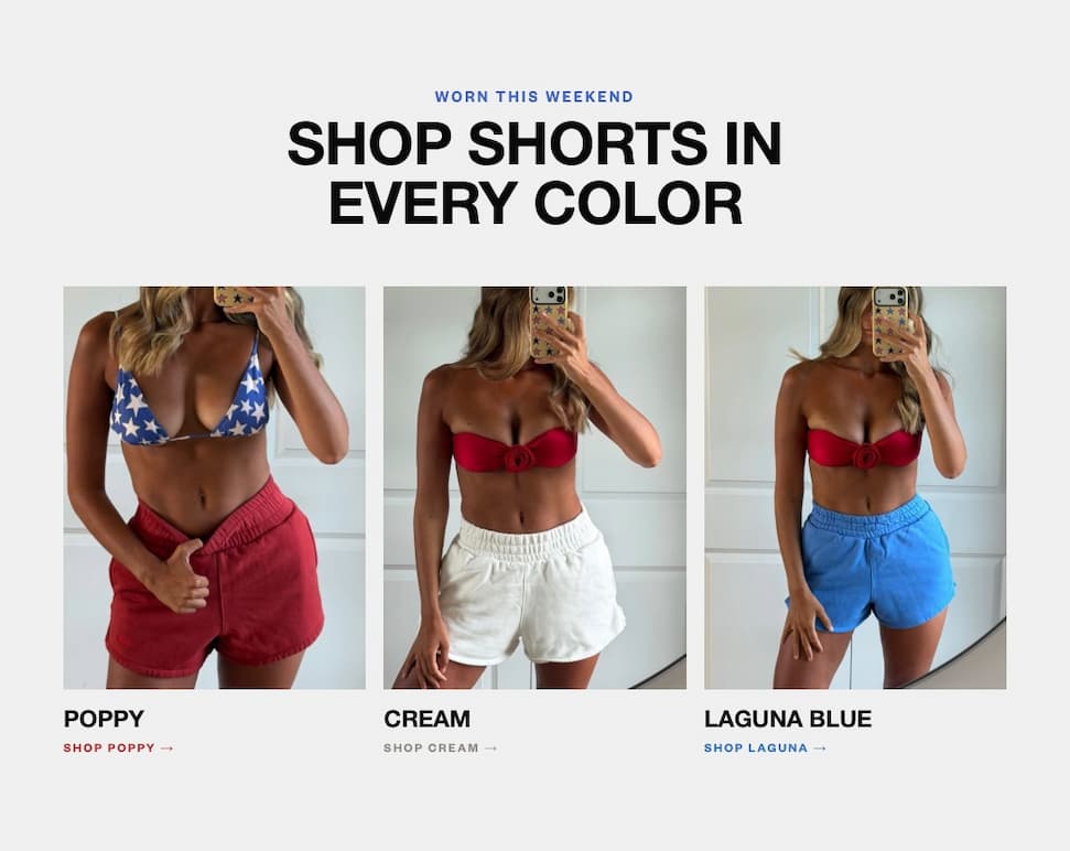 Shop Shorts In Every Color 
