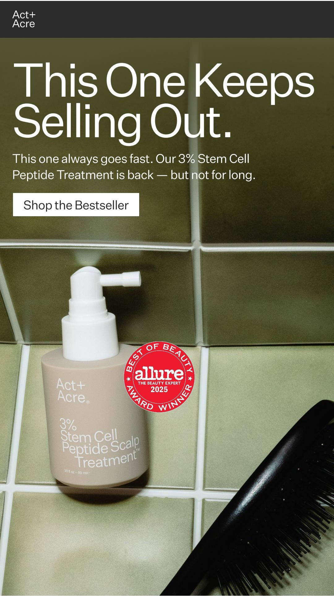 Shop 3% Stem Cell Peptide Scalp Treatment