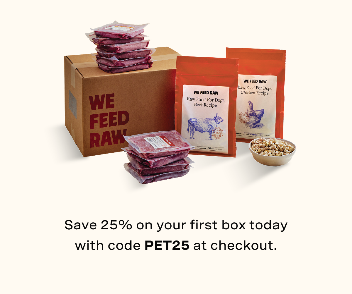 Save 25% on your first box today with code PET25 at checkout.