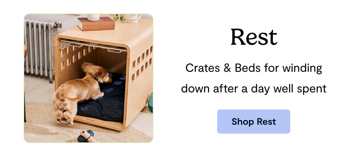 Rest: Crates & Beds for winding down after a day well spent