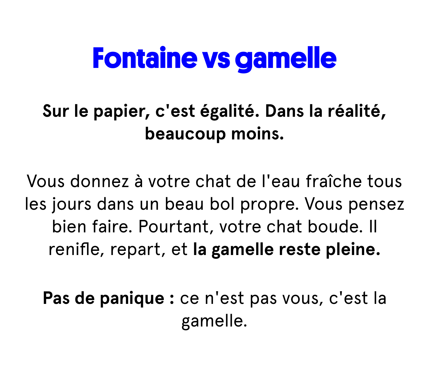 Fontaine à eau 