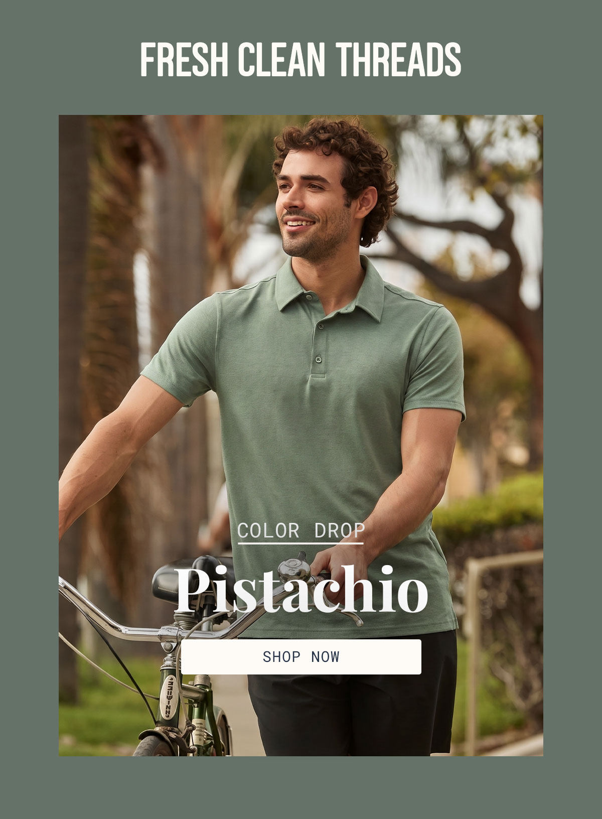 Color drop pistachio